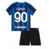 Baby Fußballbekleidung Inter Milan Romelu Lukaku #90 Heimtrikot 2022-23 Kurzarm (+ kurze hosen)